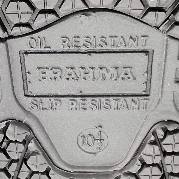 Brahma Mens MNBR0241000 Black Adan Steel Toe Slip Resistant Size 10.5 Work Shoes - Picture 9 of 10